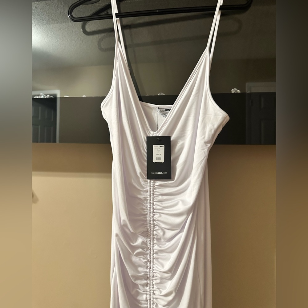 FASHION NOVA ruched dress